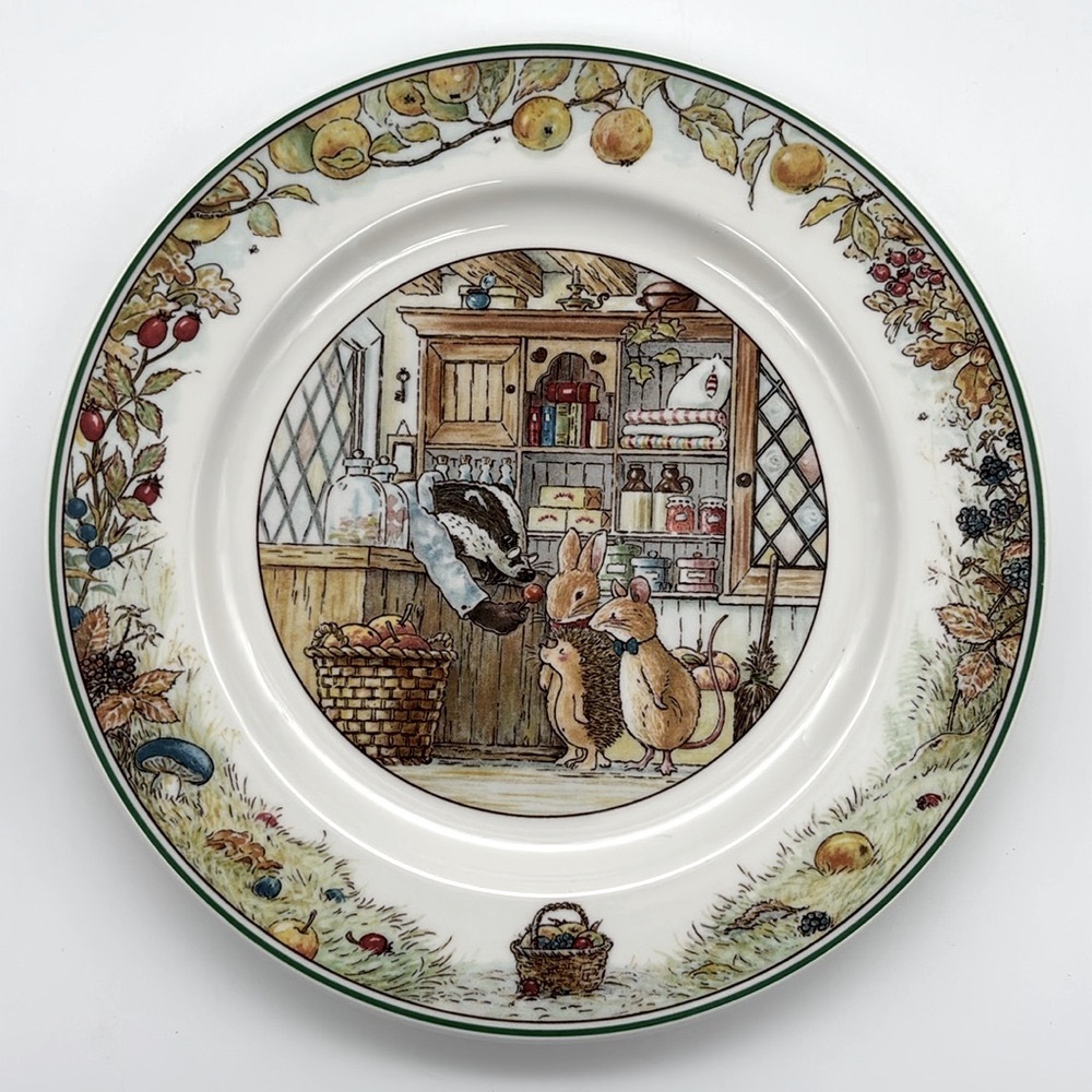 Vintage Villeroy & Boch Foxwood Tales 8“ Salad/Dessert Plate “Candy Store” - Picture 1 of 4